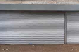 double commercial roller shutters