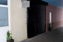 black security shutters