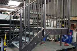 manufacturing bespoke metal staircase