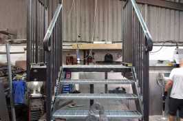 making bespoke metal staircase