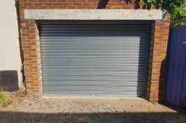 Steel roller garage door by Eales Shutters